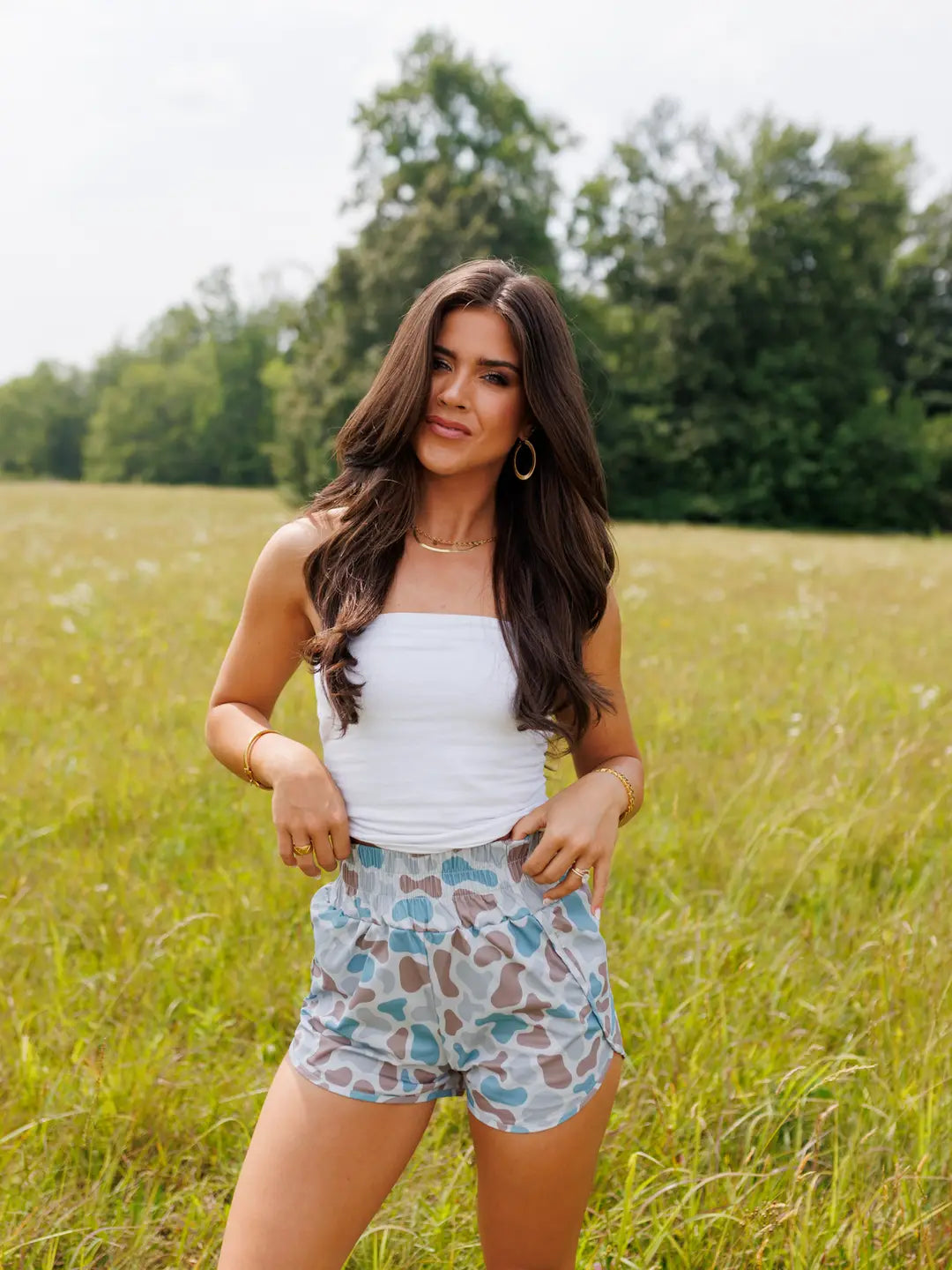 The Front Porch Label Camo Shorts