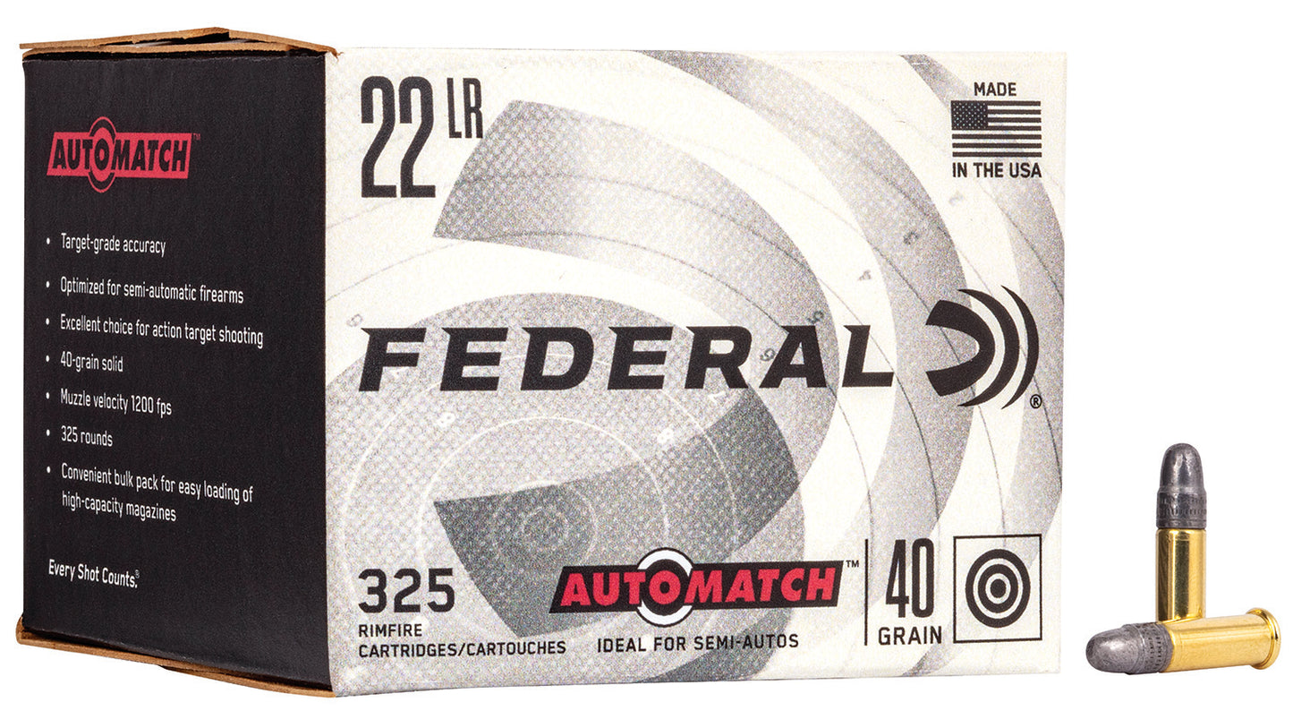 Federal 22LR 325 Rounds 40Gr