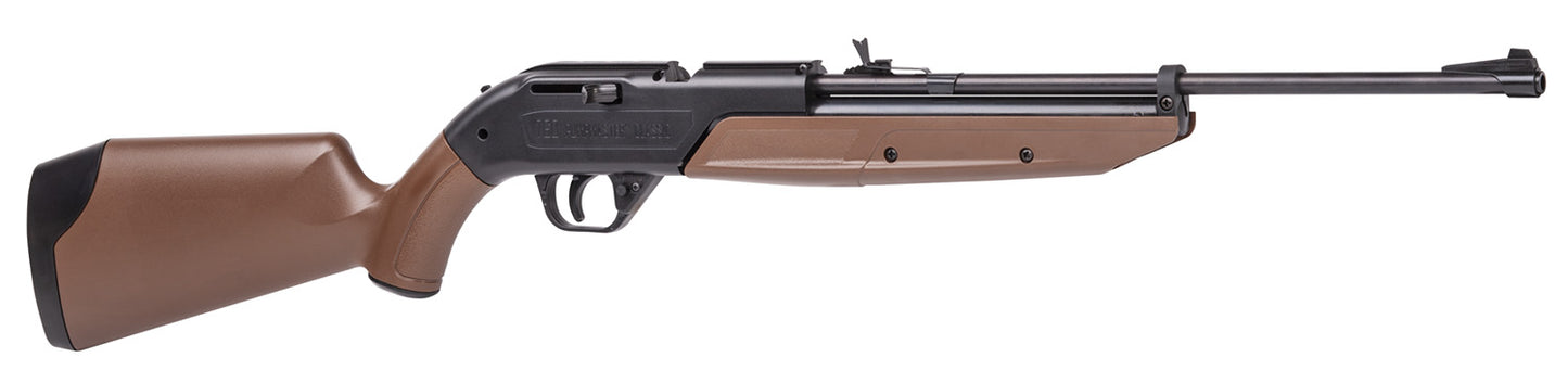 Crosman 760B 760 Pumpmaster Pump Air Rifle 177 18+1 Black Smooth Bore Steel Barrel, Black Receiver, Brown Synthetic Stock, Crossbolt Safet
