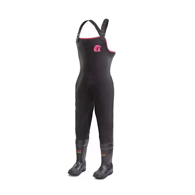 Gator Waders Womens Evo1 Black with pink trim- Final Sale/No Returns