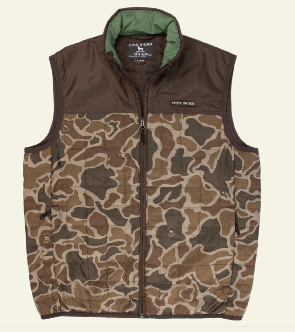 Over Under Wind River Packlite Vest Duck Camo