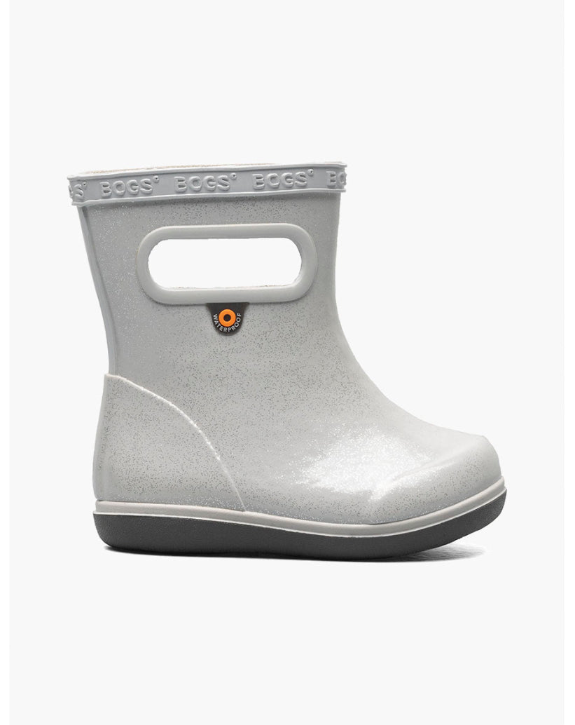 Bogs Kids/ Infants SKRP II Glitter Silver/ Argent Boots