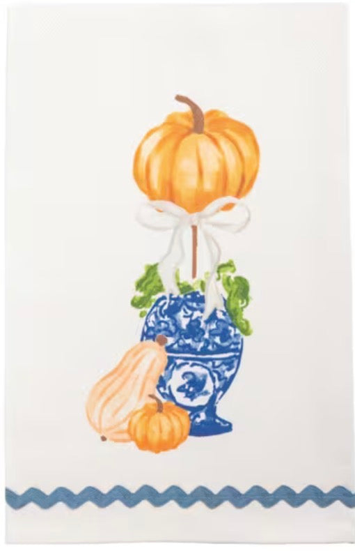 Mud Pie Pumpkin Topiary Towel