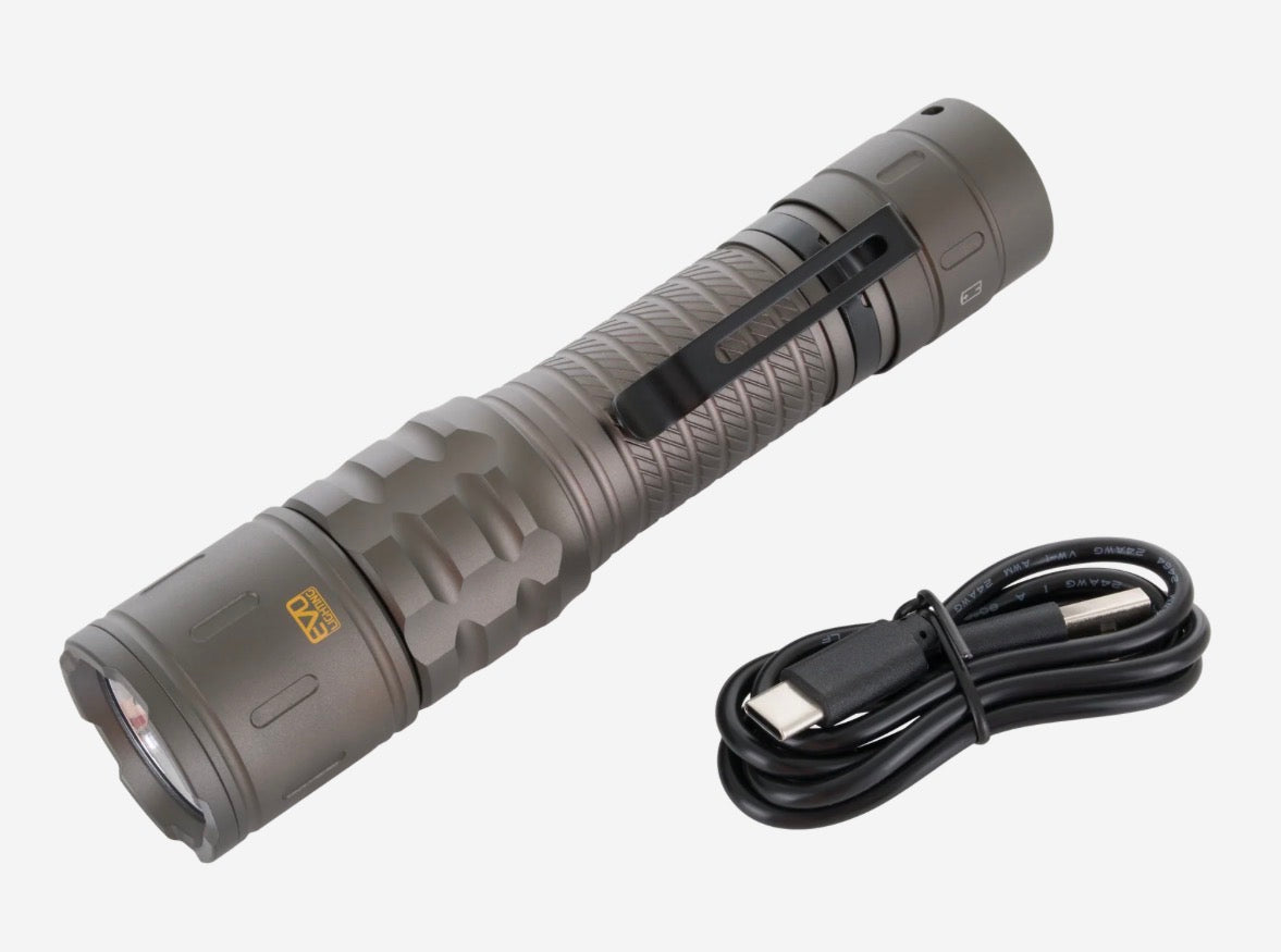 Drake Lumen Turbo Flashlight Gunmetal