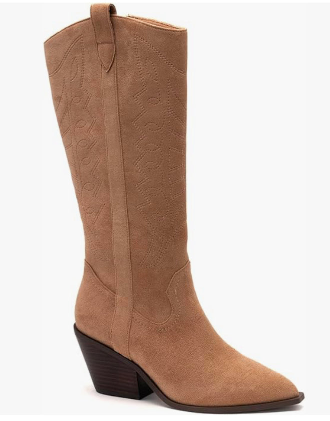 Corky’s Howdy Caramel Suede