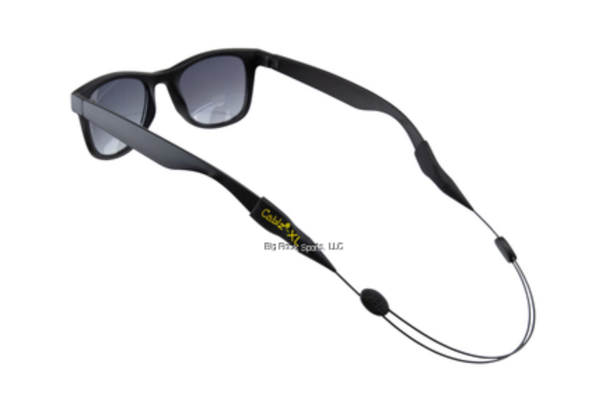 Cablz ZIPZXLB16 Adjustable Eyewear Retainer 16” XL Black