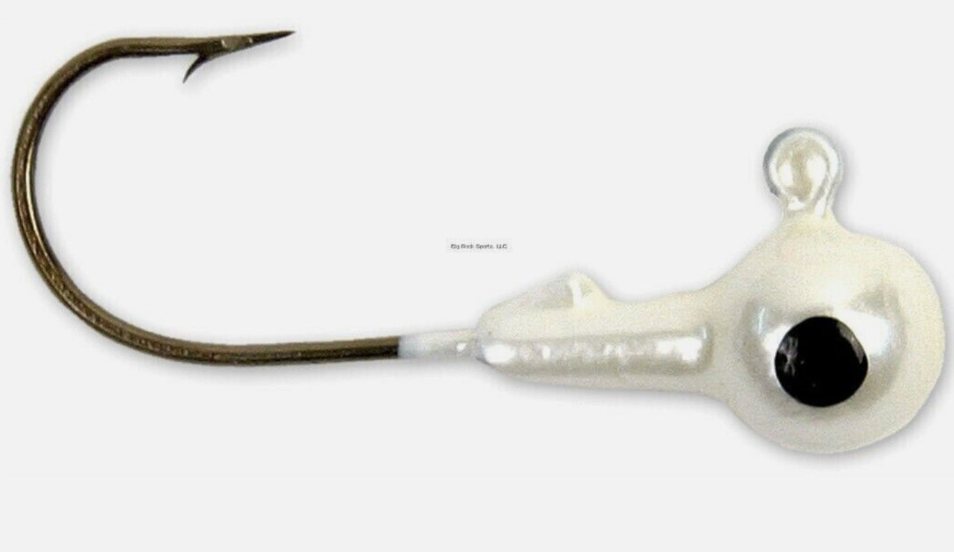 JIG HEAD 1/8OZ white 10PK-1/8OZ Sea-HJH18-1
