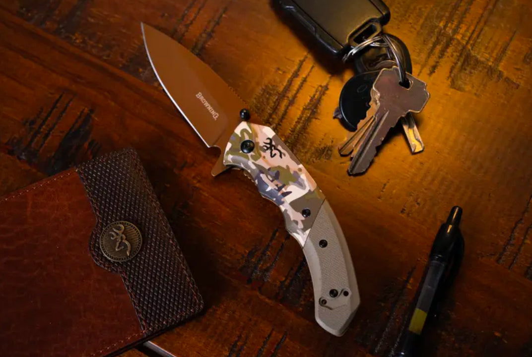 Browning Auric G-10 Camo Folder Knife 3 3220483
