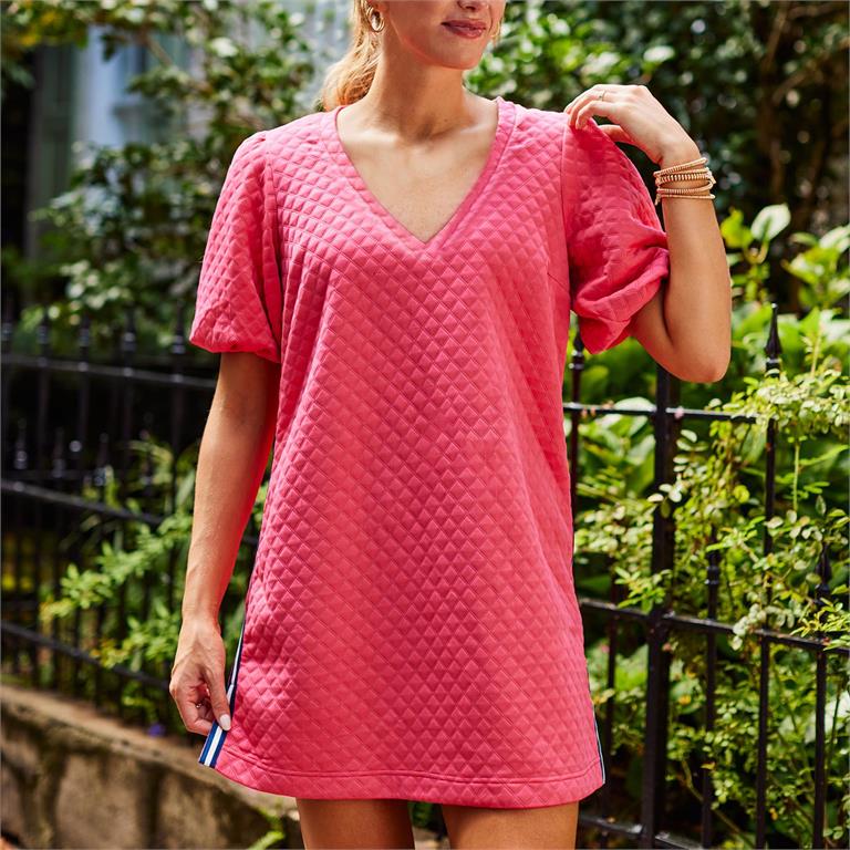 Mary Square Dress Stacey Pink