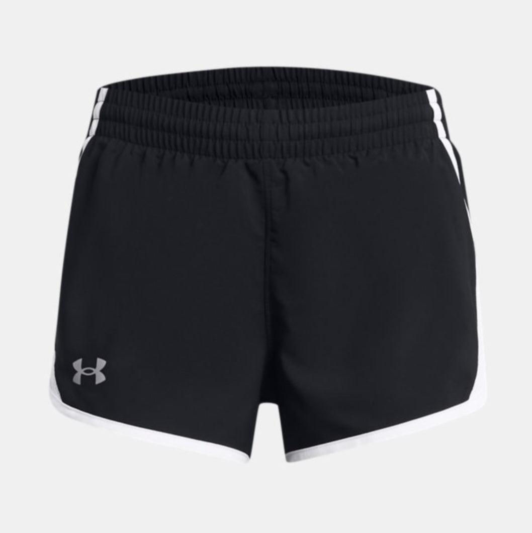 Under Armour Girls Fly By 3” Short Black 1383257