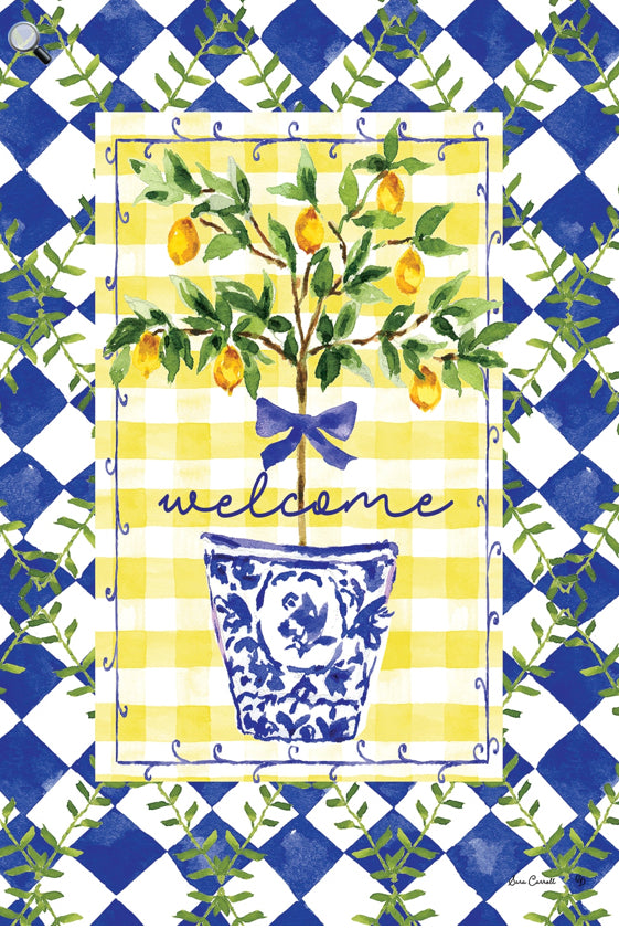 Custom Decor Large Flag Lemon Tree 5391FL