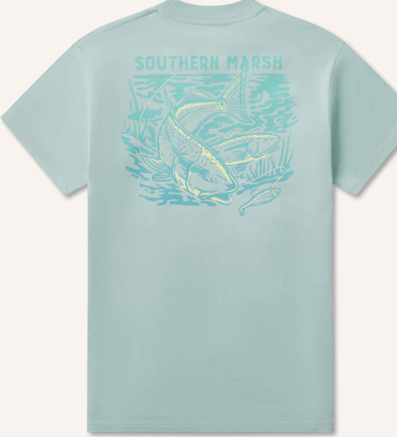 Southern Marsh Tee Tail Time Tee Seafoam ACLK