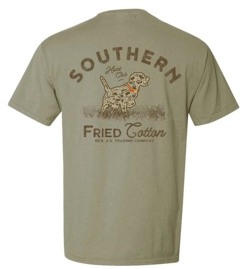 Southern Fried Cotton S/S Tee Pointer Label Hunt Club SFM12124