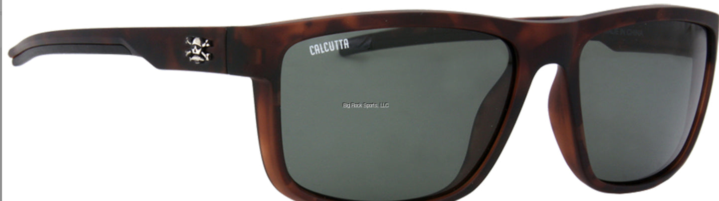 Calcutta P1GTORT Palma Sola Sungalsses Matte Tortoise Frame Gray Lens