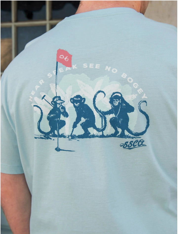 Southern Shirt No Bogey Tee - Aquamarine 1T304-1349