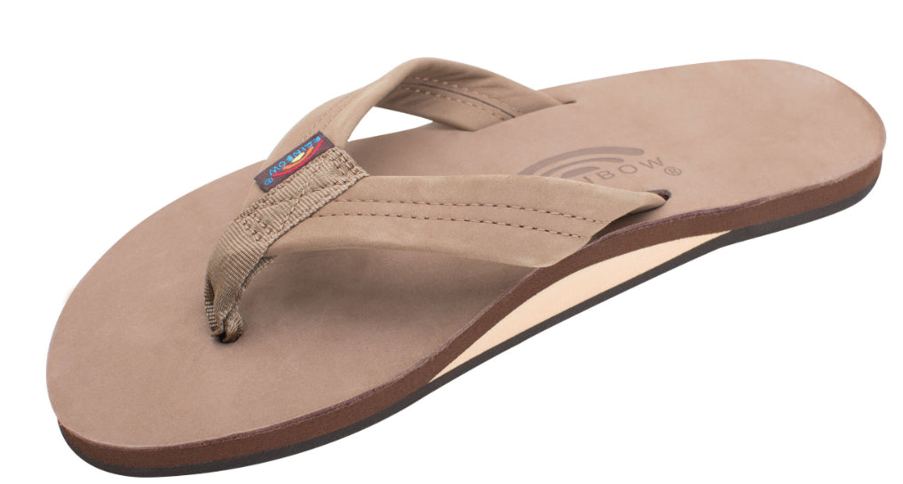 Rainbow Premier Leather Single Layer Men’s Dark Brown 301ALTSO