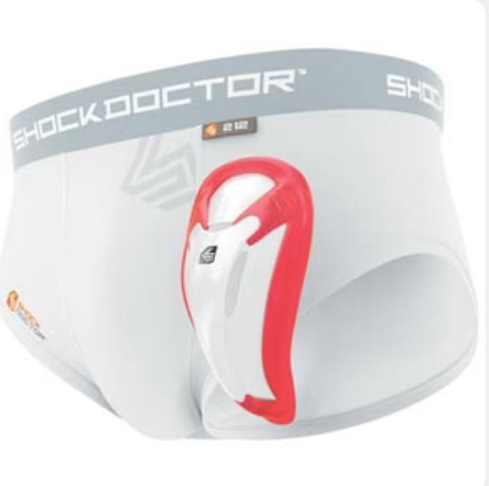 SHOCK DOCTOR CORE BRIEF W/BIOFLEX CUP BOY'S