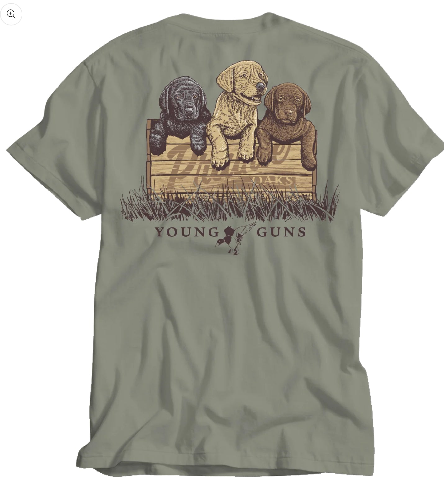 Prairie Oaks S/S Tee Young Guns POW1031 Seagrass