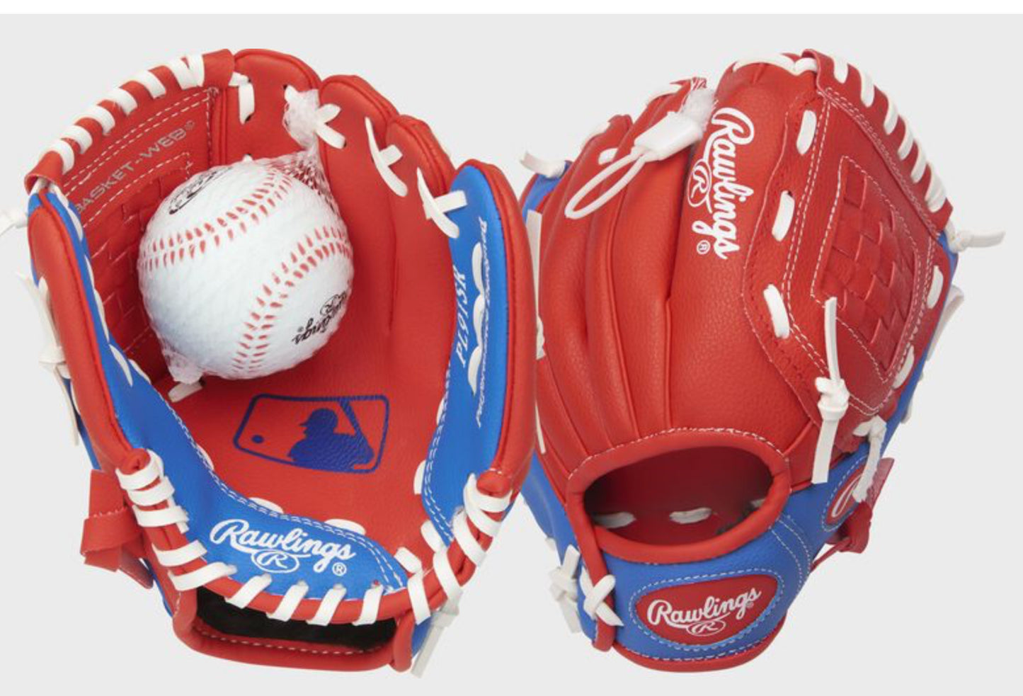 PLAYERS SERIES 9 IN BASEBALL/SOFTBALL GLOVE WITH SOFT CORE BALL (throw with left hand)