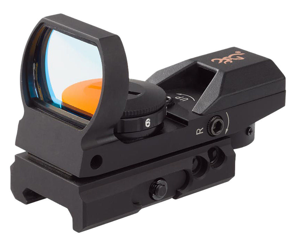Browning 1290230 Buck Mark Reflex Sight Black Anodized 1x 3 MOA Red Dot Multi Reticle Rimfire Pistol/Rifle
