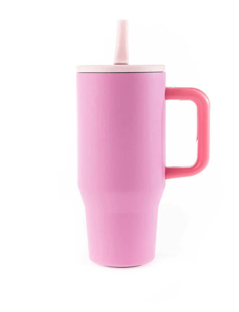 Mary Square 30oz Colorblock To-Go Tumbler | Pink