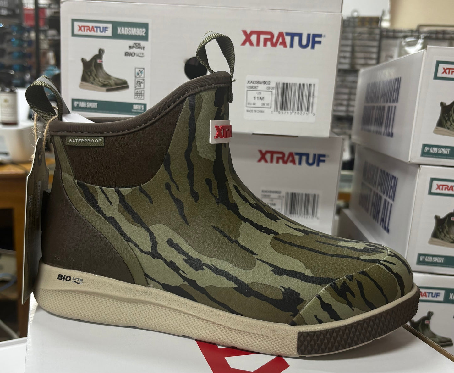 Xtratuf Men Camo 6” Outdoor Mossy Oak Bottomland Sport