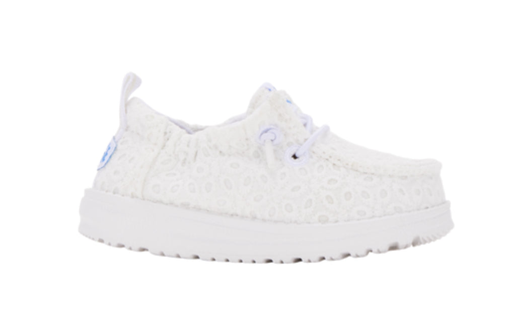 Heydude Lildude Slip On Prints White 43257