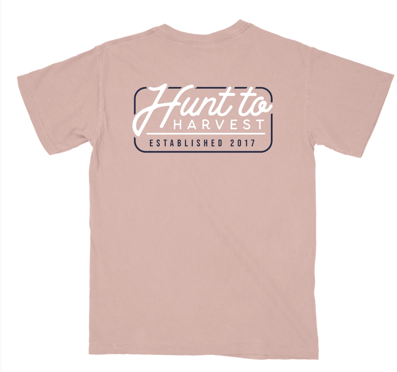 Hunt To Harvest Logo Tee-Coral