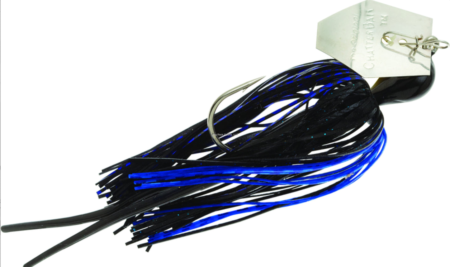 Z-MAN CHATTERBAIT Black Blue-3/8 OZ CB38-11