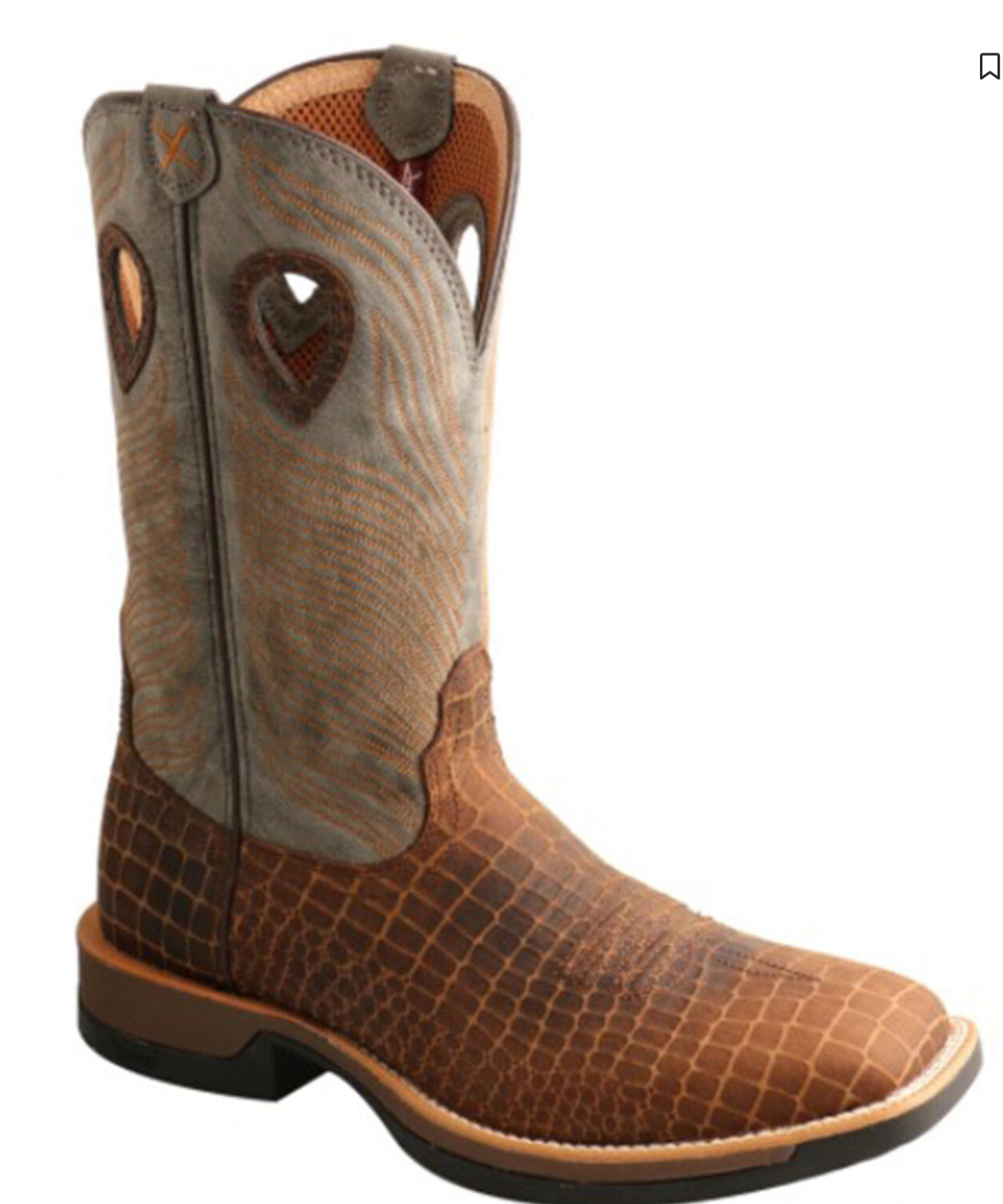 Twisted X 12" Tech X Boot Brown & Grey MXW0003