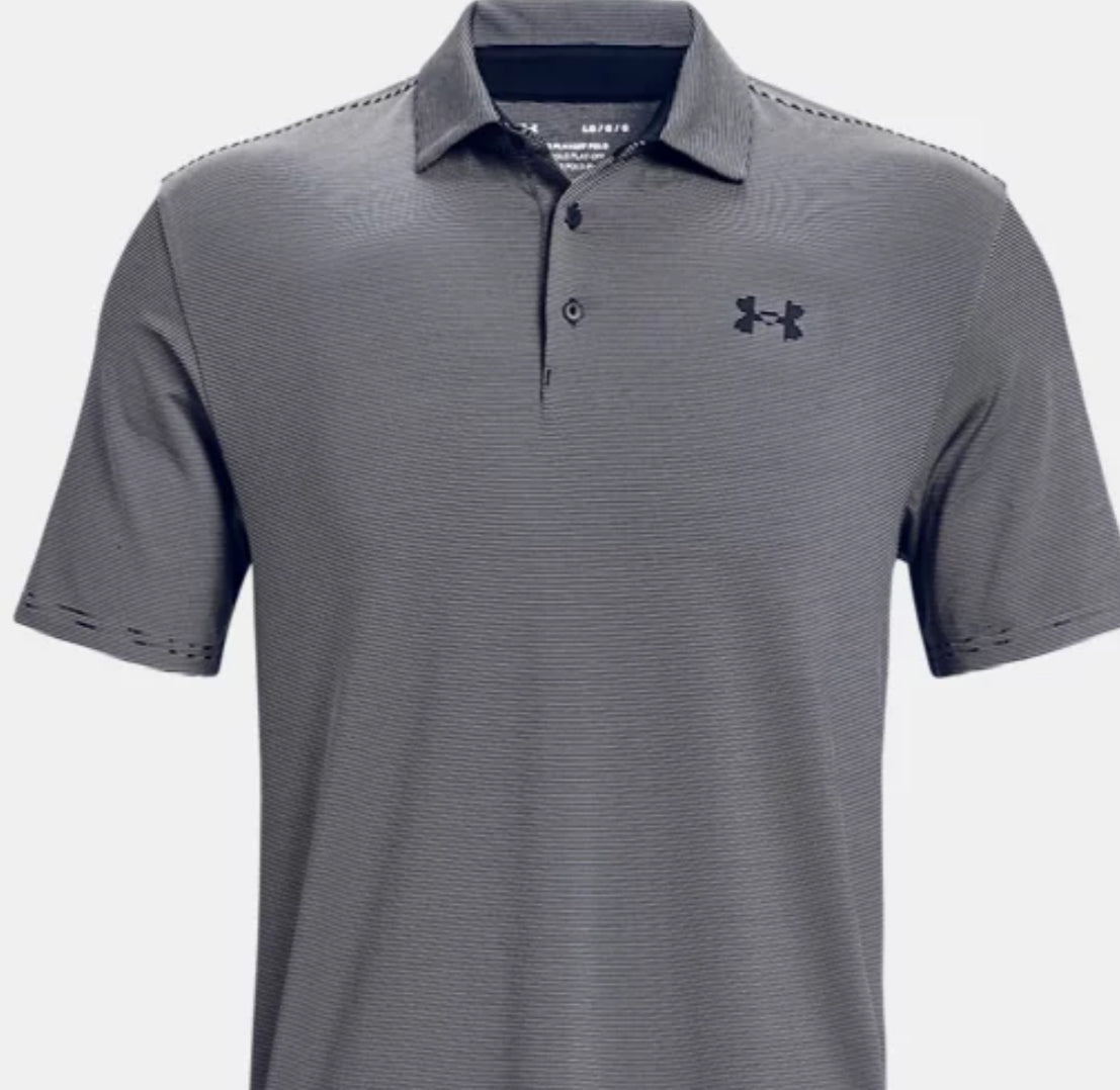 Under Armour Playoff 3.0 Strip Polo Navy
