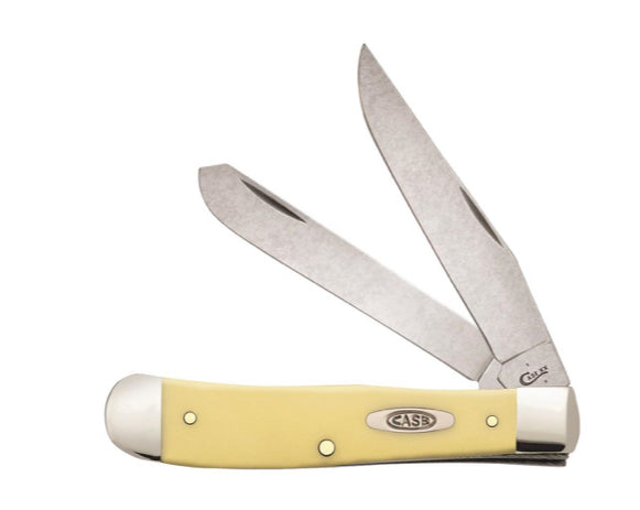Case Yellow Synthetic Smooth Trapper with Clip 30114