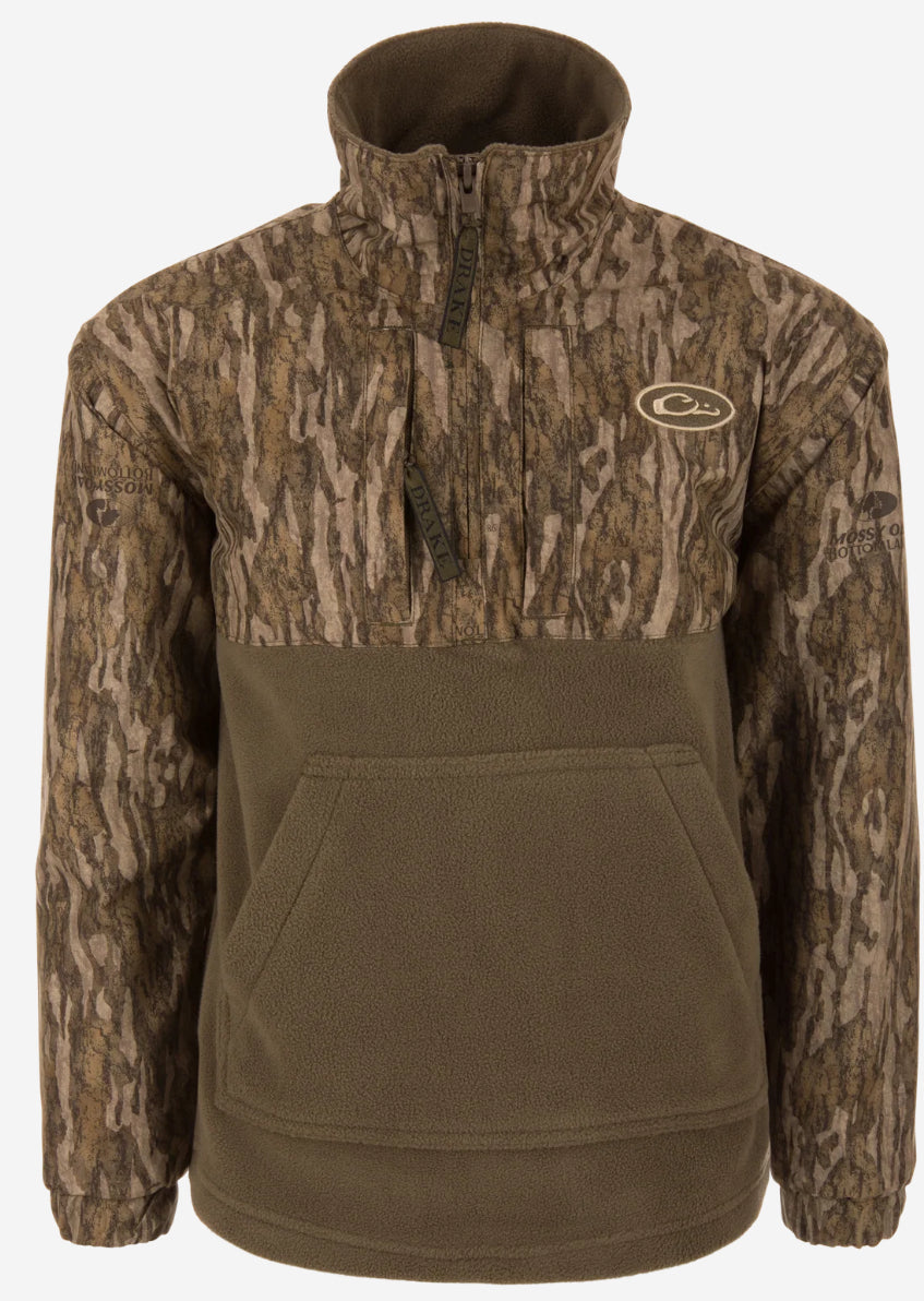 Drake MST Youth Eqwader Quarter Zip Jacket DW3020 Bottomland