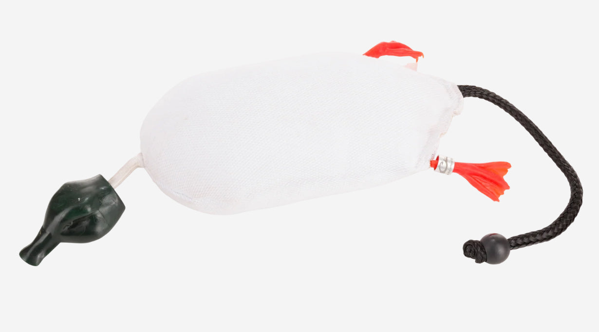 Drake Team Gun Dog Firehose Duck Training Bumper GD0115-WHT