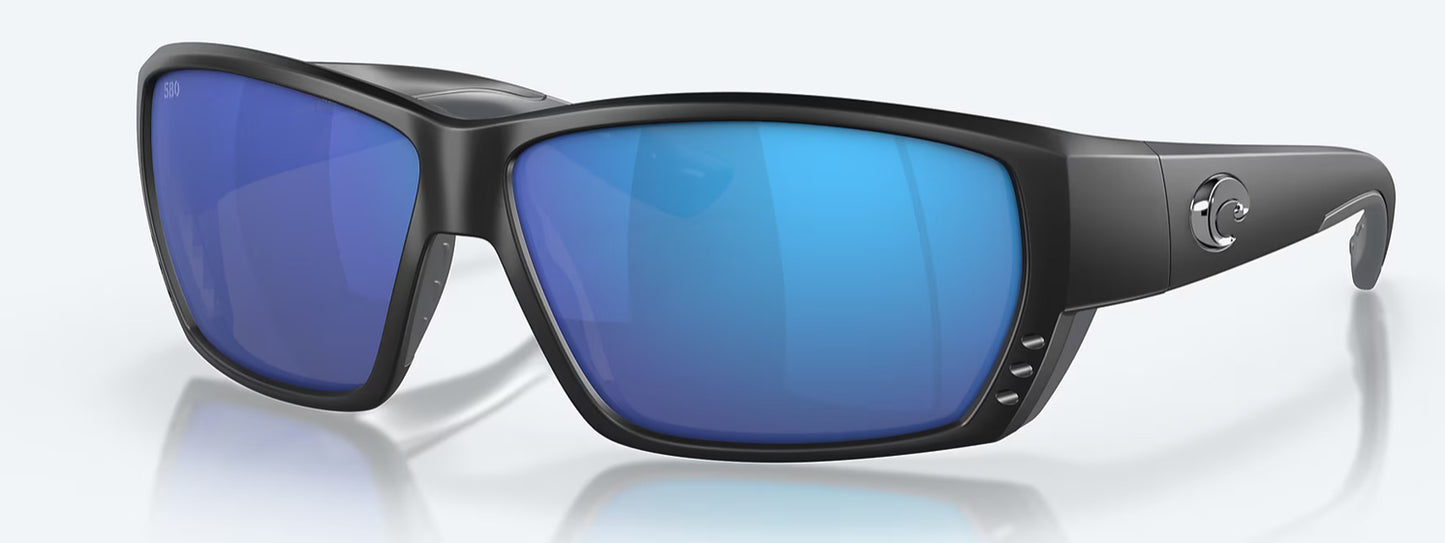 Costa Tuna Alley 11 Matte Black Blue Mirror 580G