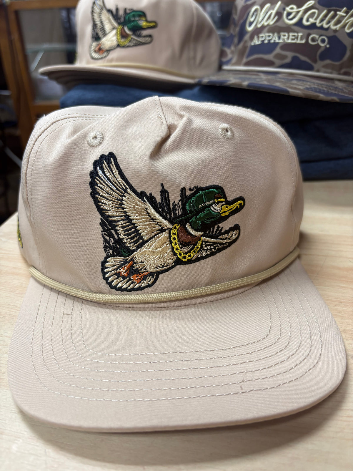 Old South Straight Outta The Pond Trucker Hat Tan