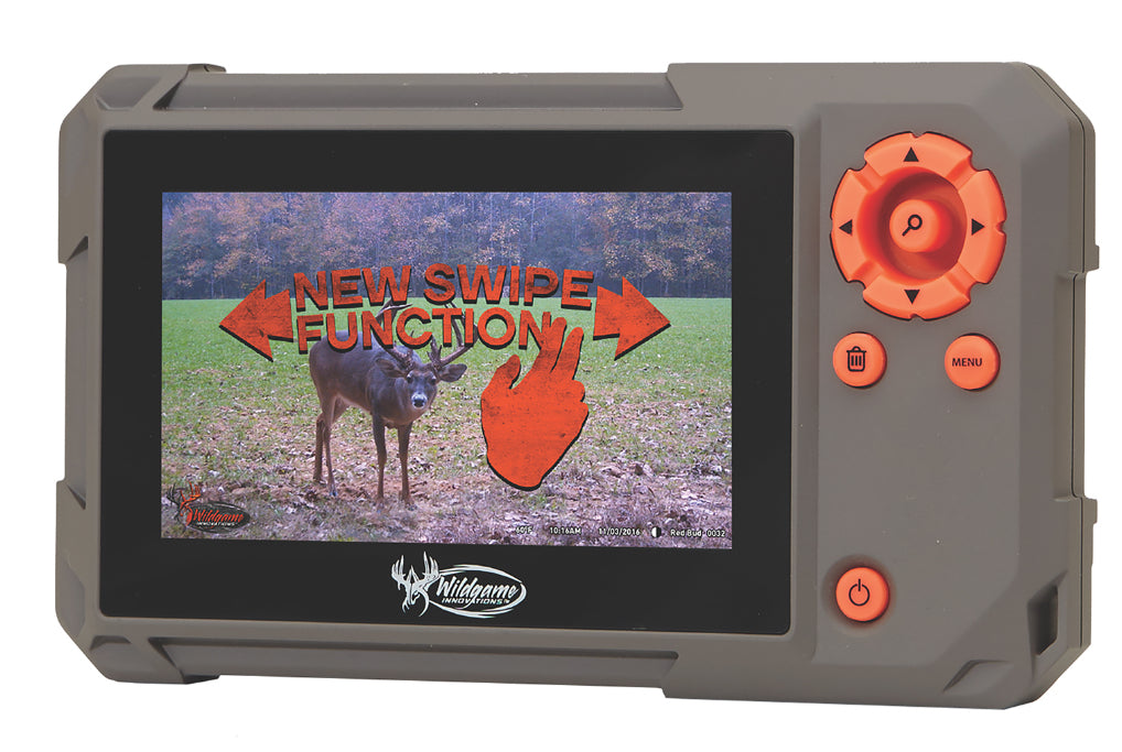 Wildgame Innovations WGIVW0007 Trail Pad Swipe Gray/Orange AAA Battery Auxiliary/USB Port