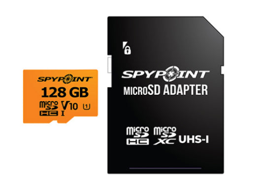 Spypoint 05887 Micro SD Memory Card Black 128GB Memory