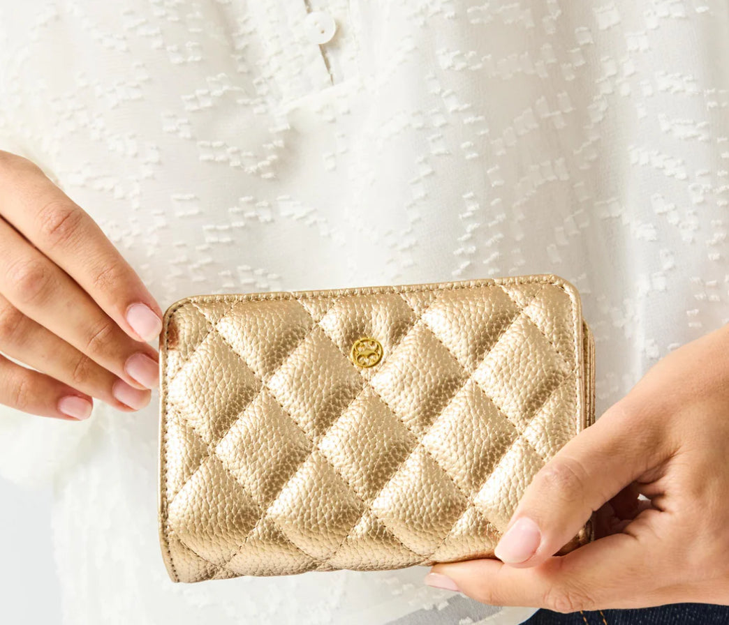Mary Square Essential Wallet Champagne