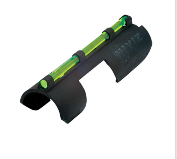 HiViz MPBTAC MPB-TAC Plain Barrel Snap-On Front Sight Black | Green/Red Fiber Optic