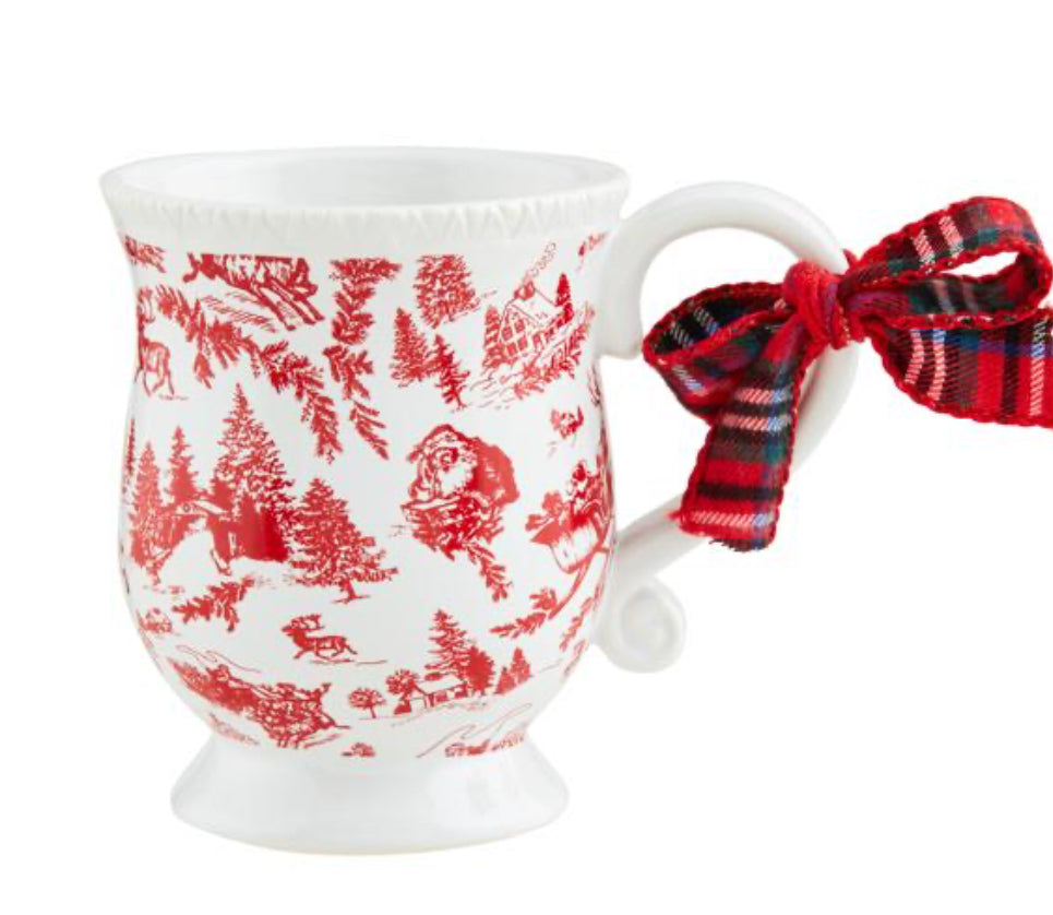 Mudpie SLEIGH TOILE MUG