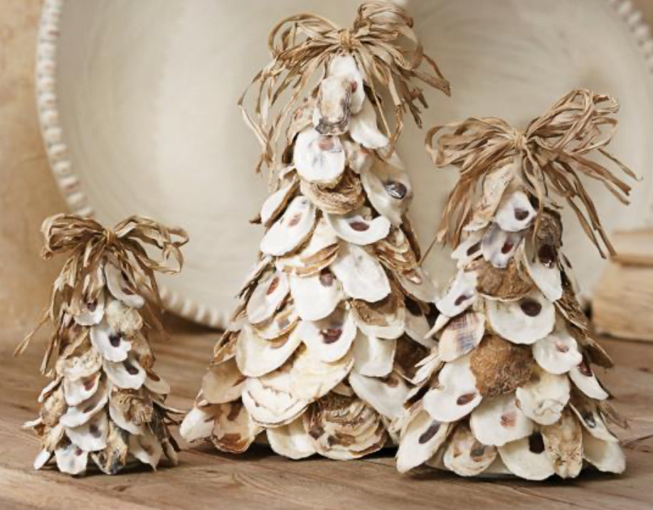 Mud Pie LARGE OYSTER SHELL TREE42600545L