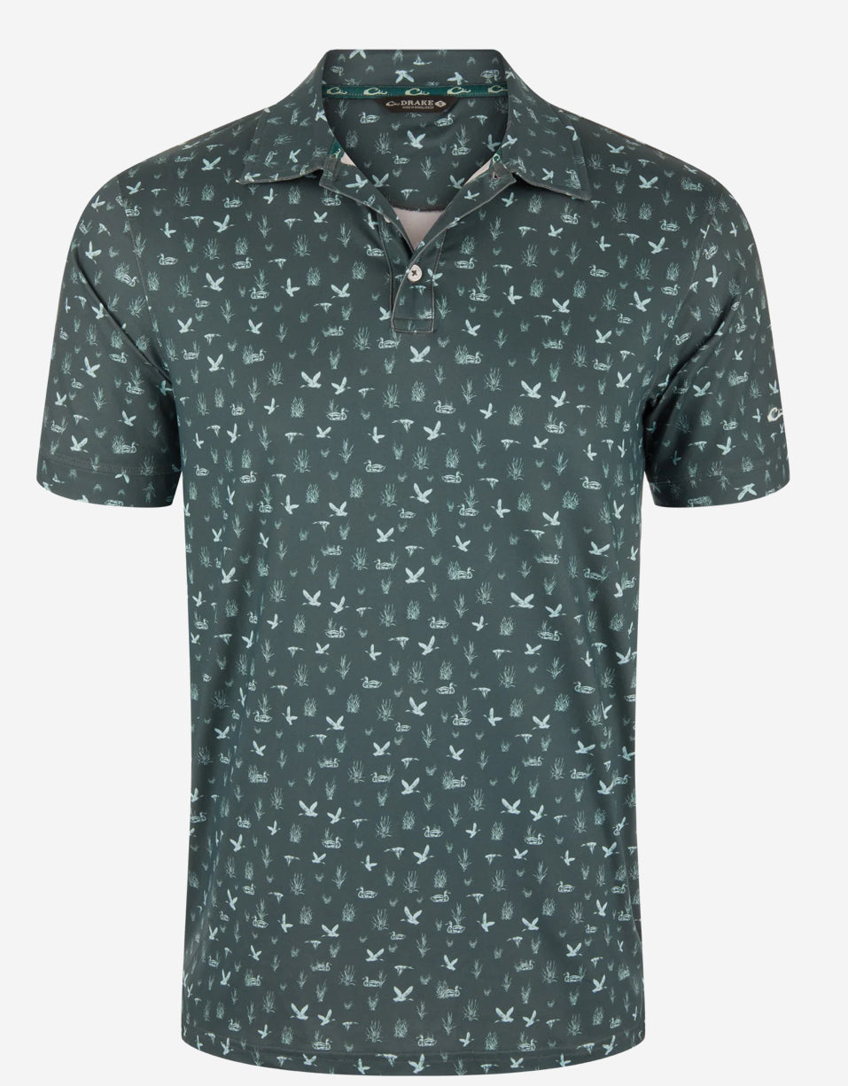 Drake Polo Marsh Duck Rainforest Green DS4105