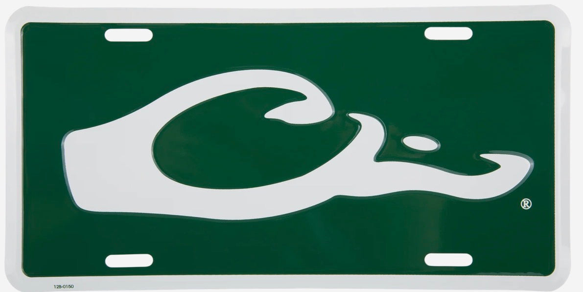Drake License Plate Green DW80122