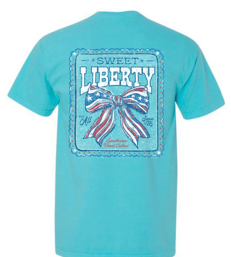 Southern Fried Cotton SS Sweet Liberty Lagoon