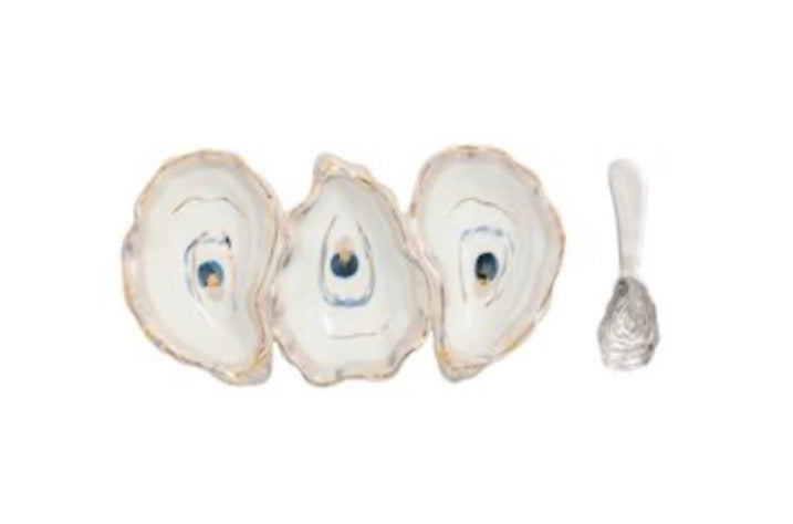 Mudpie Oyster Triple Tidbit Set