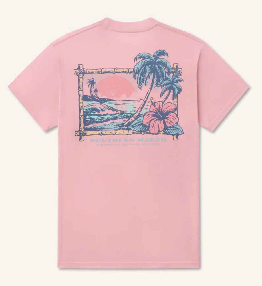 Southern Marsh SEAWASH Tee - Aloha Sunset