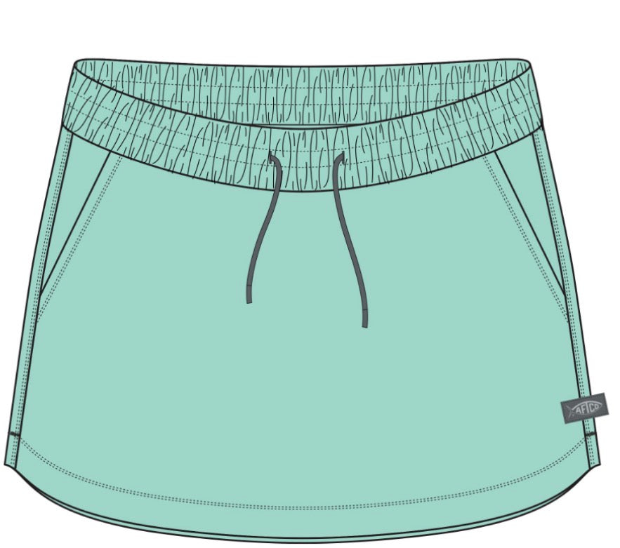 Aftco Strike Skort Beach Glass
