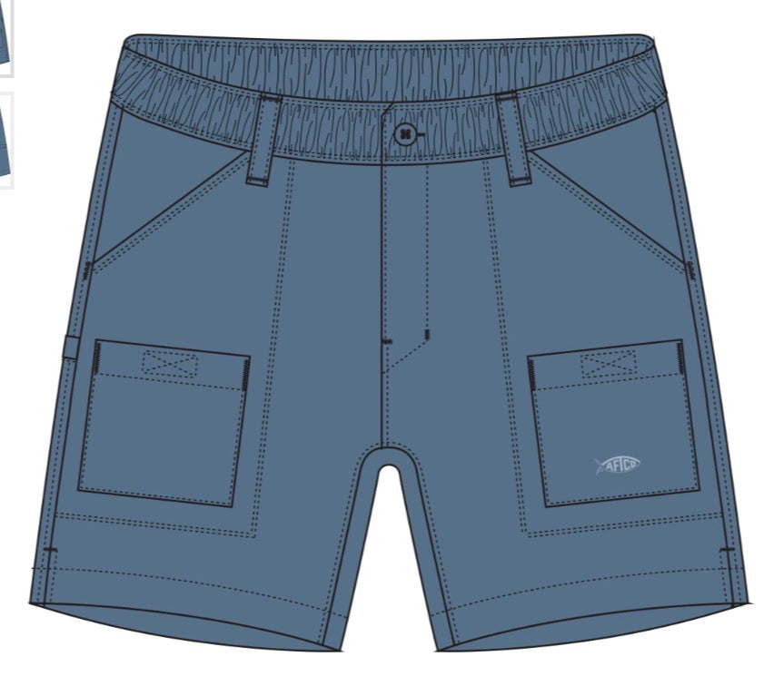 Aftco Flex 01 Shorts Captains Blue