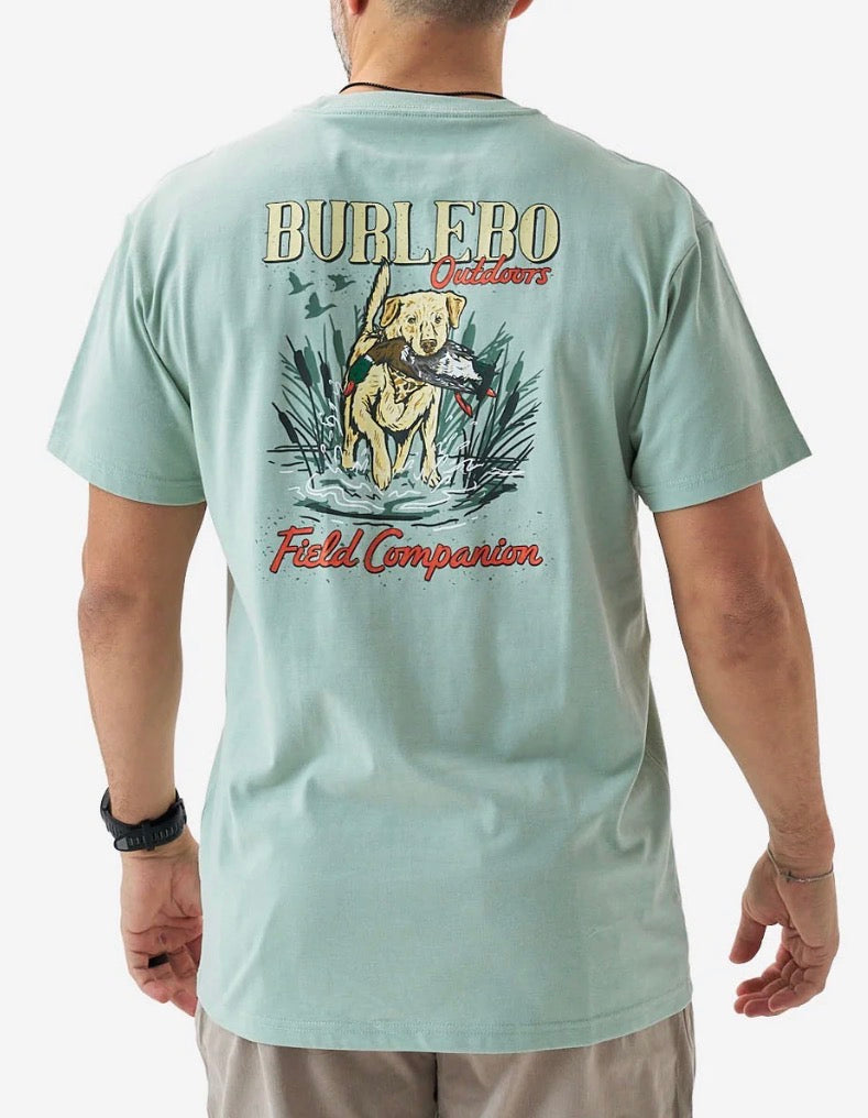 Burlebo Short Sleeve Tee - Field Companion - Sage